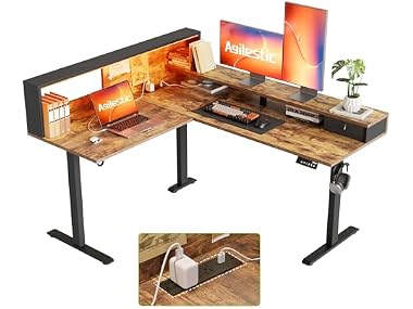 Agilestic Electric Desk with Storage