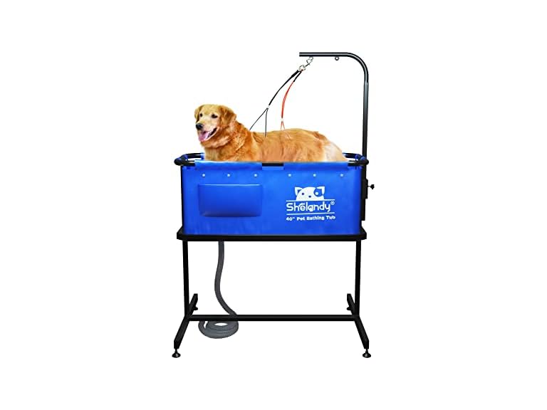 SHELANDY 40" Pet Bathtub | Dog Cat Grooming B