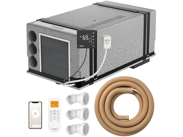 TURBRO Lapland LL10V Under-Bench Inverter RVAC Gray