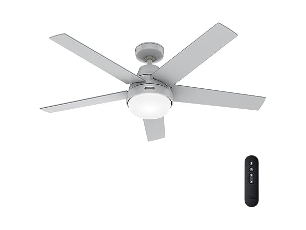 Hunter Fan 52" Light & Remote, Dove Grey