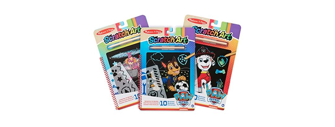Melissa & Doug PAW Patrol Scratch Art 3-Pack