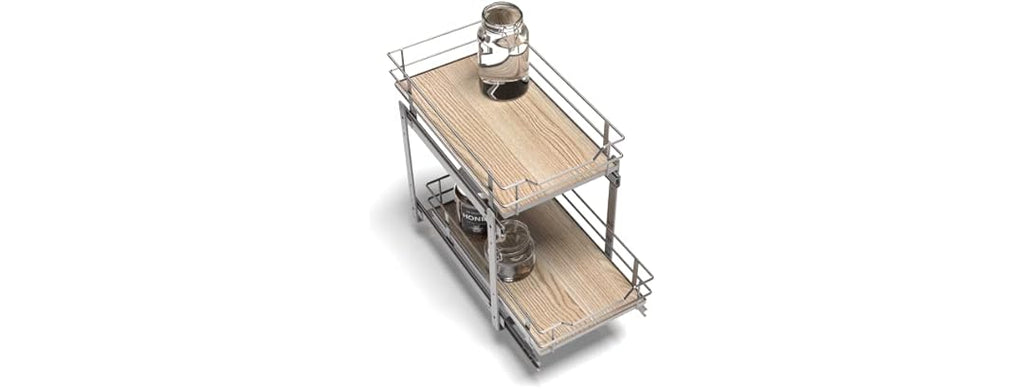 2-Tier Pull Out Cabinet Organizer