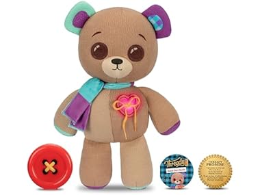 Interactive 14" Plush Thready Bear