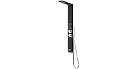 Sasha 59" Rainfall Bodyspray Shower Panel w/ Wand- Black