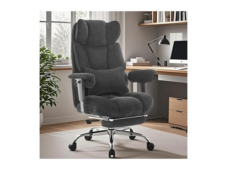 Executive Office Chair, Soft-Cushioned