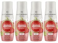 SodaStream Pack of 4 Zero Strawberry Watermelon