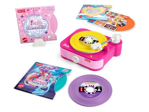 Fisher-Price Musical Toy Barbie Record Player