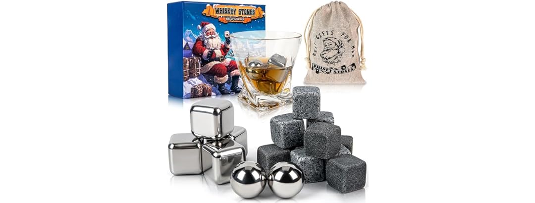 16 PCS Whiskey Stones Gift Set