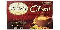 Twinings Chai Tea, Tea Bags, 20-Count Box