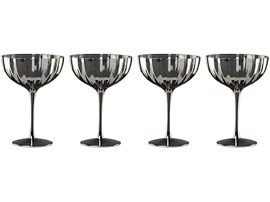 Lenox Glassware, Curva Luxe Coupe Set Of 4