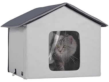 VEVOR Outdoor Heated Cat House