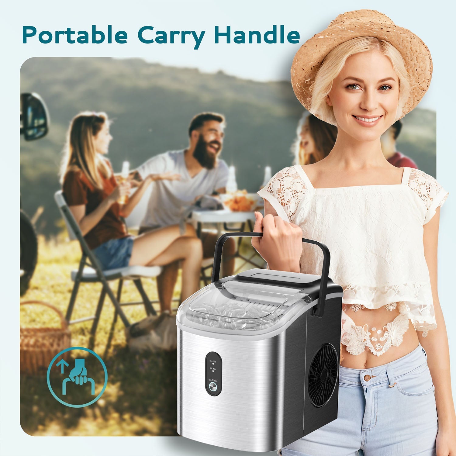 Euhomy Dart H1 Silver Bullet Ice Maker