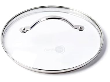 GreenPan 8.5" Universal Glass Lid with Stainless Steel Handle
