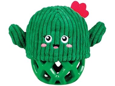 Fringe Studio Rubber Dog Toy, Prickly BUT Sweet