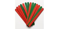 Christmas Craft Sticks Red & Green 500ct