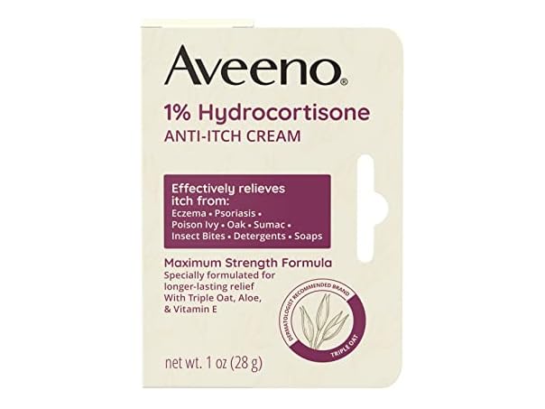 Aveeno Maximum Strength 1% Hydrocortisone Anti-Itch Cream