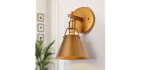 KSANA Antique Gold Wall Sconce 1-Light