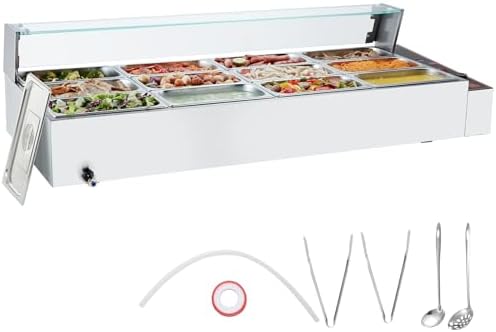 VEVOR 12-Pan Commercial Food Warmer, 12