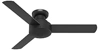 Hunter Fan 44" Ceiling Fan, Matte Black
