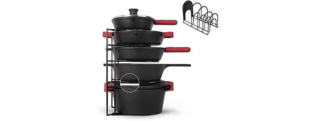 Cuisinel 15" Silicone-Coated Pan Organizer