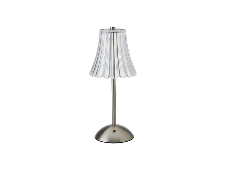 Elements 11.8" Silver LED Table Lamp