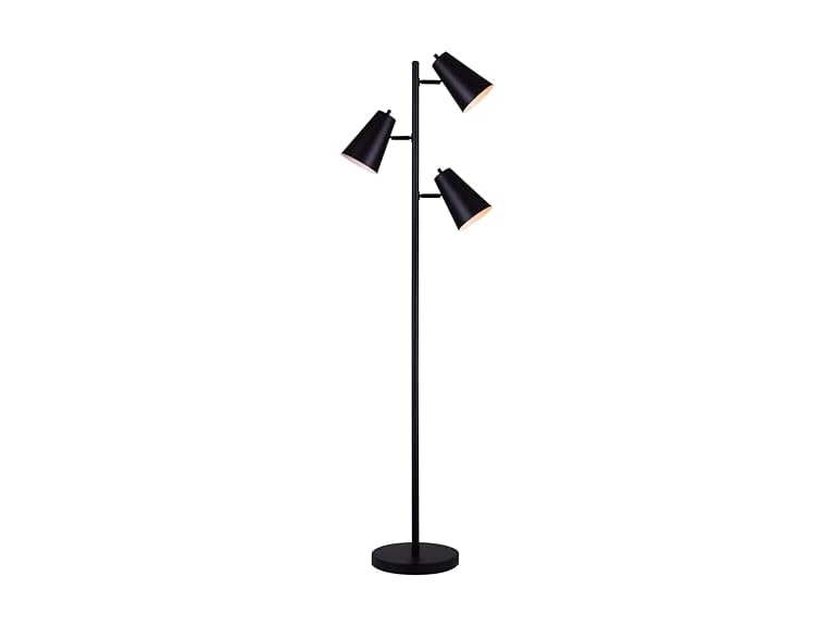 ORLI 3 Light Floor Lamp Matte Black Fini