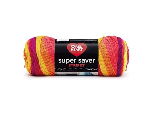 RED Heart Super Saver Yarn-Fruity Stripe