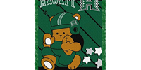 Hawaii Rainbow Warriors Tapestry Blanket