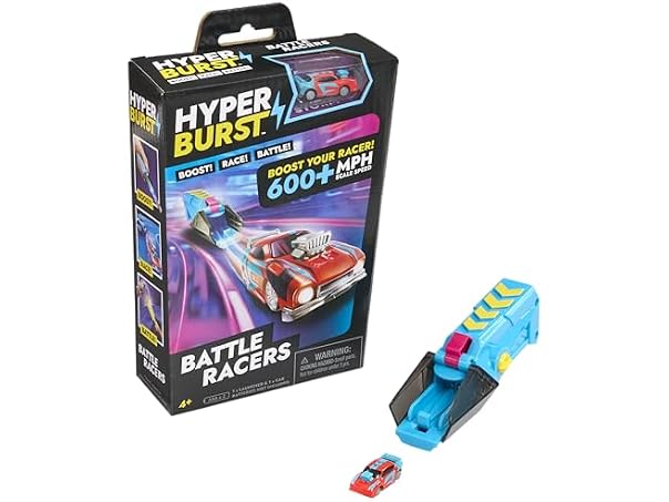 Hyper Burst Battle Racers Red Storm Car & Launcher