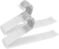 CROS 20 Pack Non-Slip Pants Hangers White