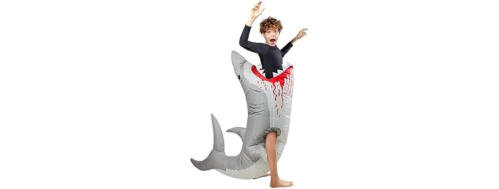 Rubies Shark Inflatable Costume for Kids, Unisex One Size