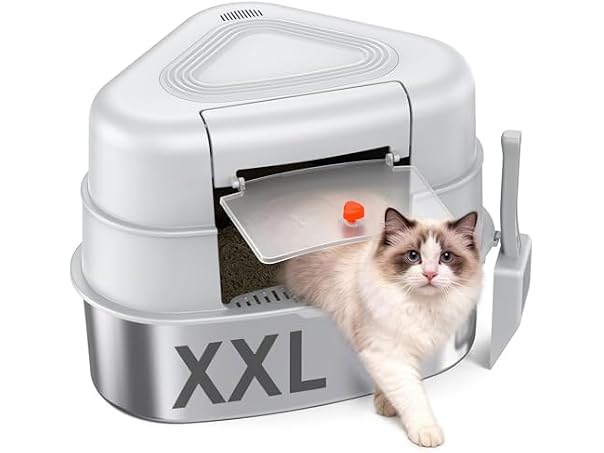 Chumajor XXL Stainless Steel Litter Box