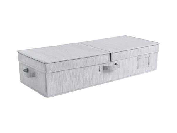 JS HOME Foldable Under Bed Organizer  Gray