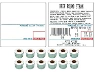 CAS CAS LST-8020 Direct Thermal Labels - 12