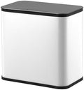 OUTLANE 1.3 Gallon Slim Hanging Stainless Steel Trash 