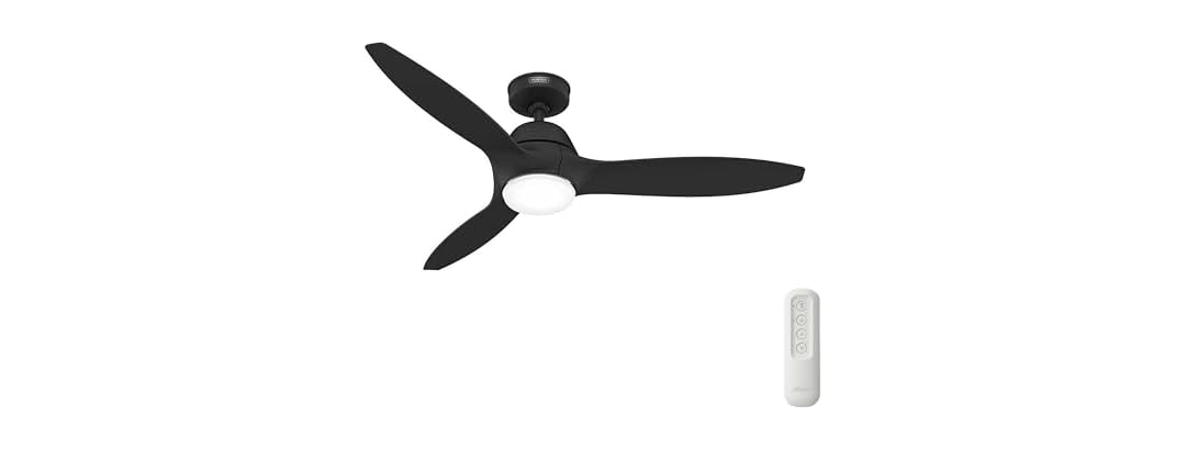 Hunter Fan 52" Fresh Black I/O w/ Remote