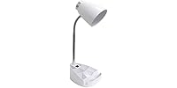 Creekwood Home Gooseneck Desk Lamp White