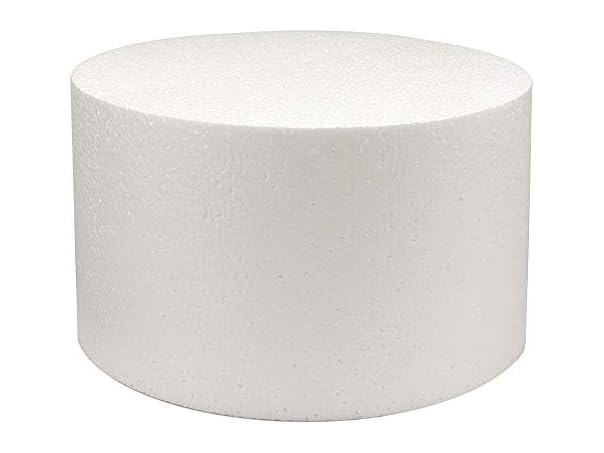 BakeDeco Round Cake Dummy, Styrene
