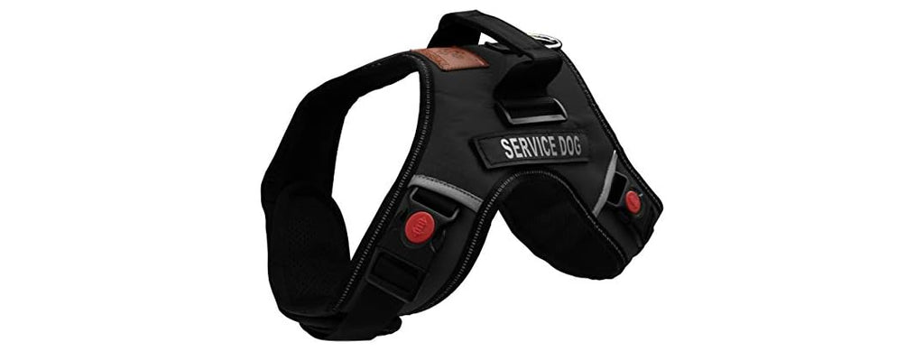 ALBCORP Reflective Service Dog Vest Harness -