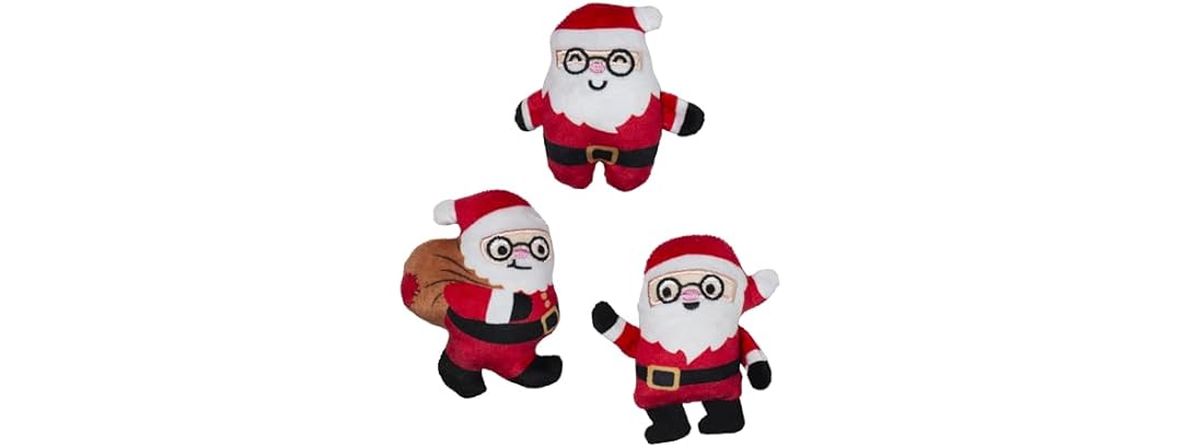 Fringe Studio Pet Toy, Rebels Without A Claus Santas