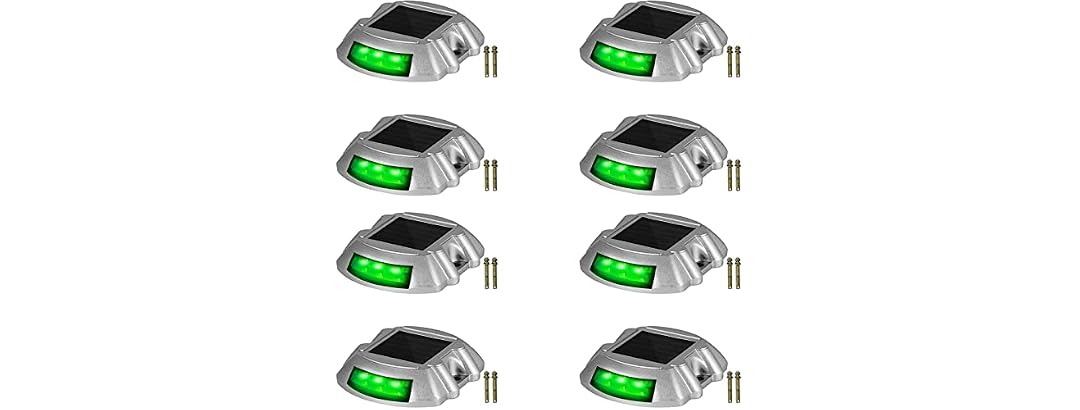 Driveway Lights, 8-Pack Solar Driveway Lights