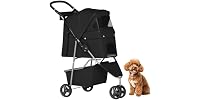 BestPet | 3-Wheel Pet Stroller | Dog and Cat Stroller