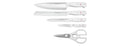 WUSTHOF Gourmet White 5-Pc Chef's Set