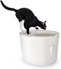 Iris Ohyama, Plastic Litter Box with Top Entr