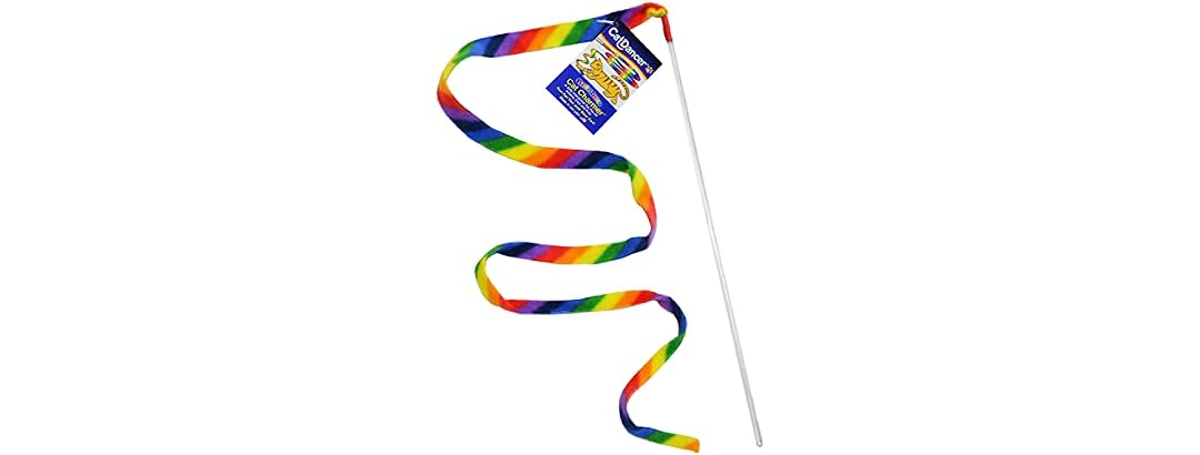 Cat Dancer Products Rainbow Cat Wand Charmer