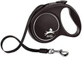 Flexi Black Design Tape Black Retractable Leash