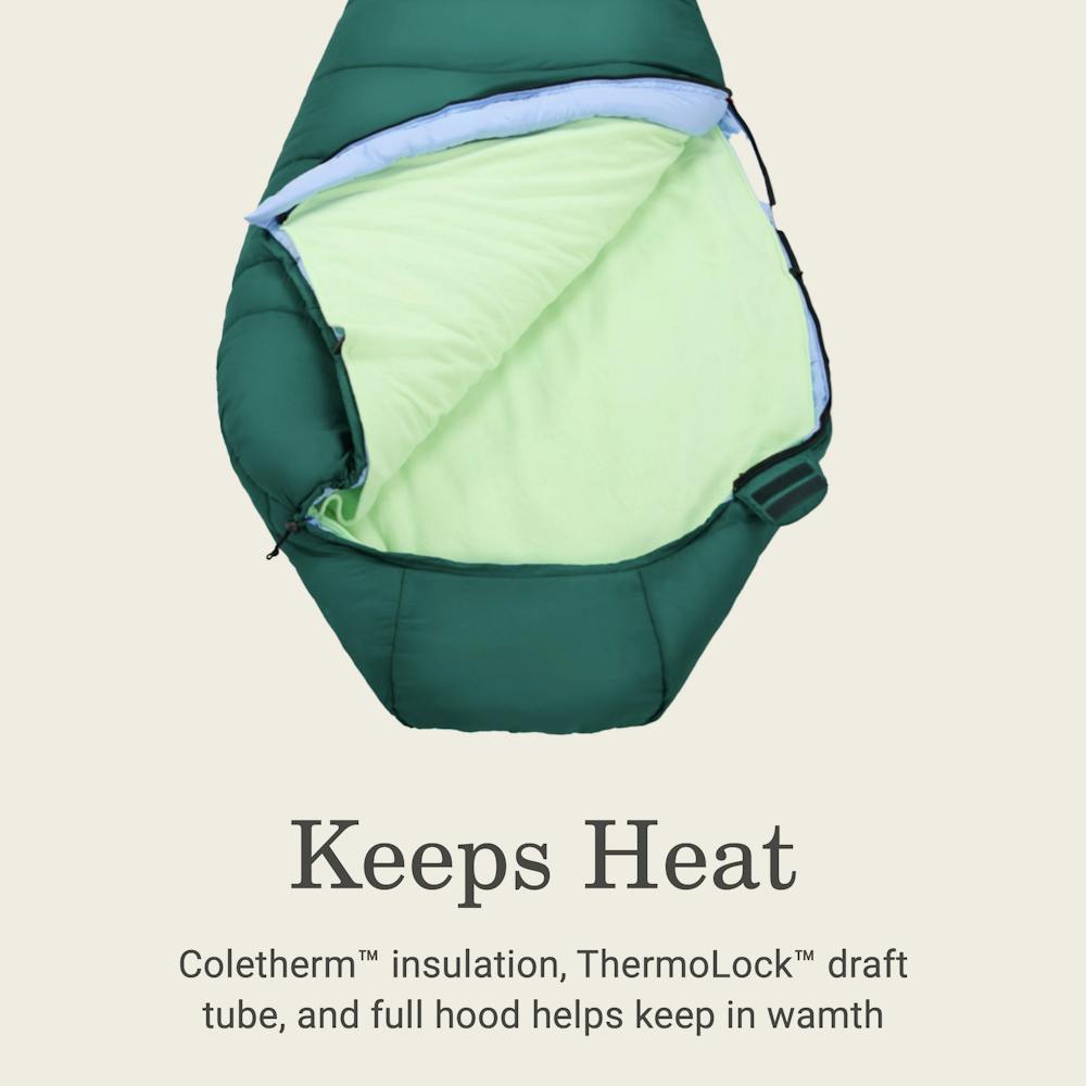 Cozy 30°F Sleeping Bag with Integrated Liner