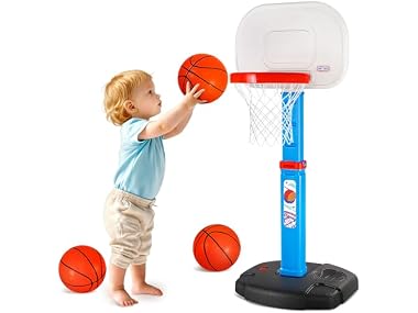 Adjustable Kids Mini Basketball Hoop Set