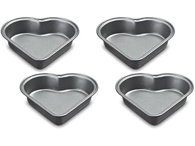 Cuisinart 4pc Mini Heart Pan Set