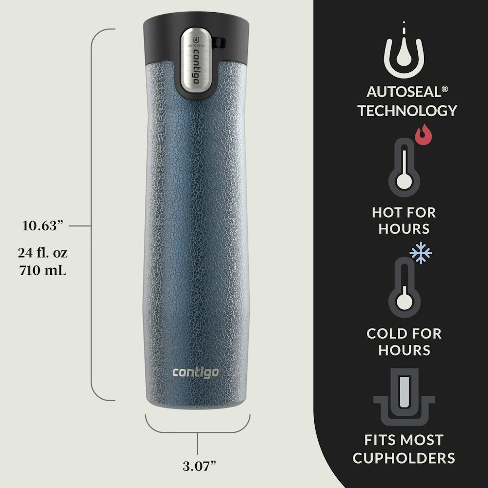 Contigo® West Loop 3.0 Stainless Steel Travel Mug with AUTOSEAL® Lid, 24oz